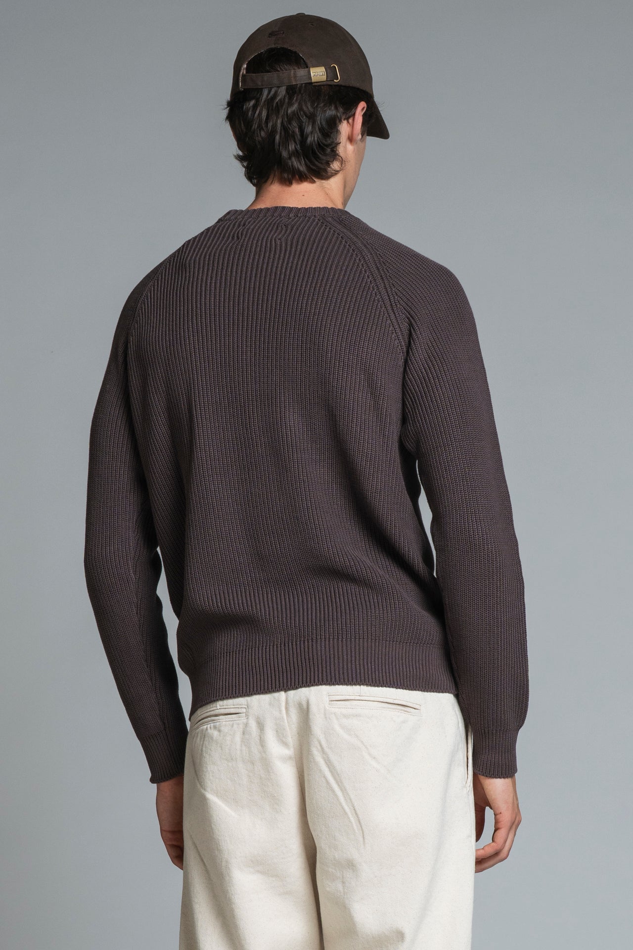SIMON ROUND NECK IN COTTON STONE WASH