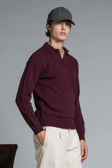 COLIN POLO IN LAMBSWOOL