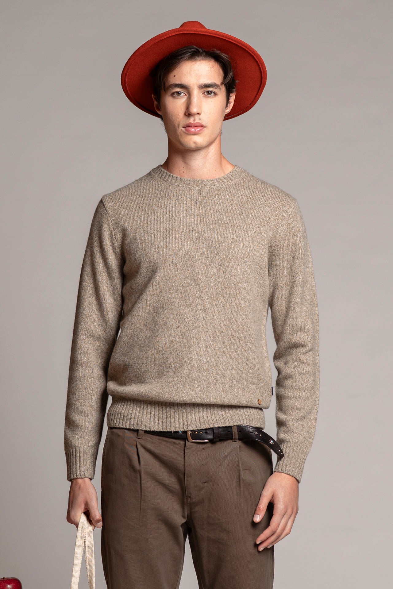 DUKE ROUND NECK IN MOULINE'