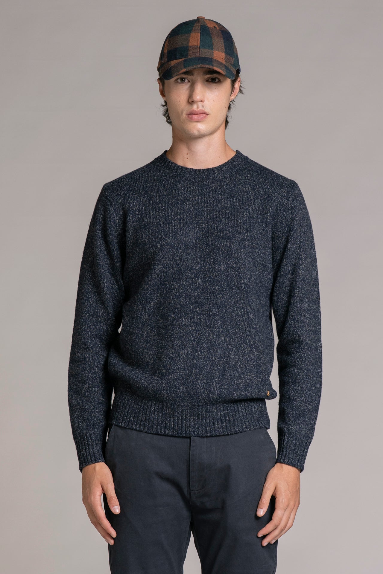 DUKE ROUND NECK IN MOULINE'