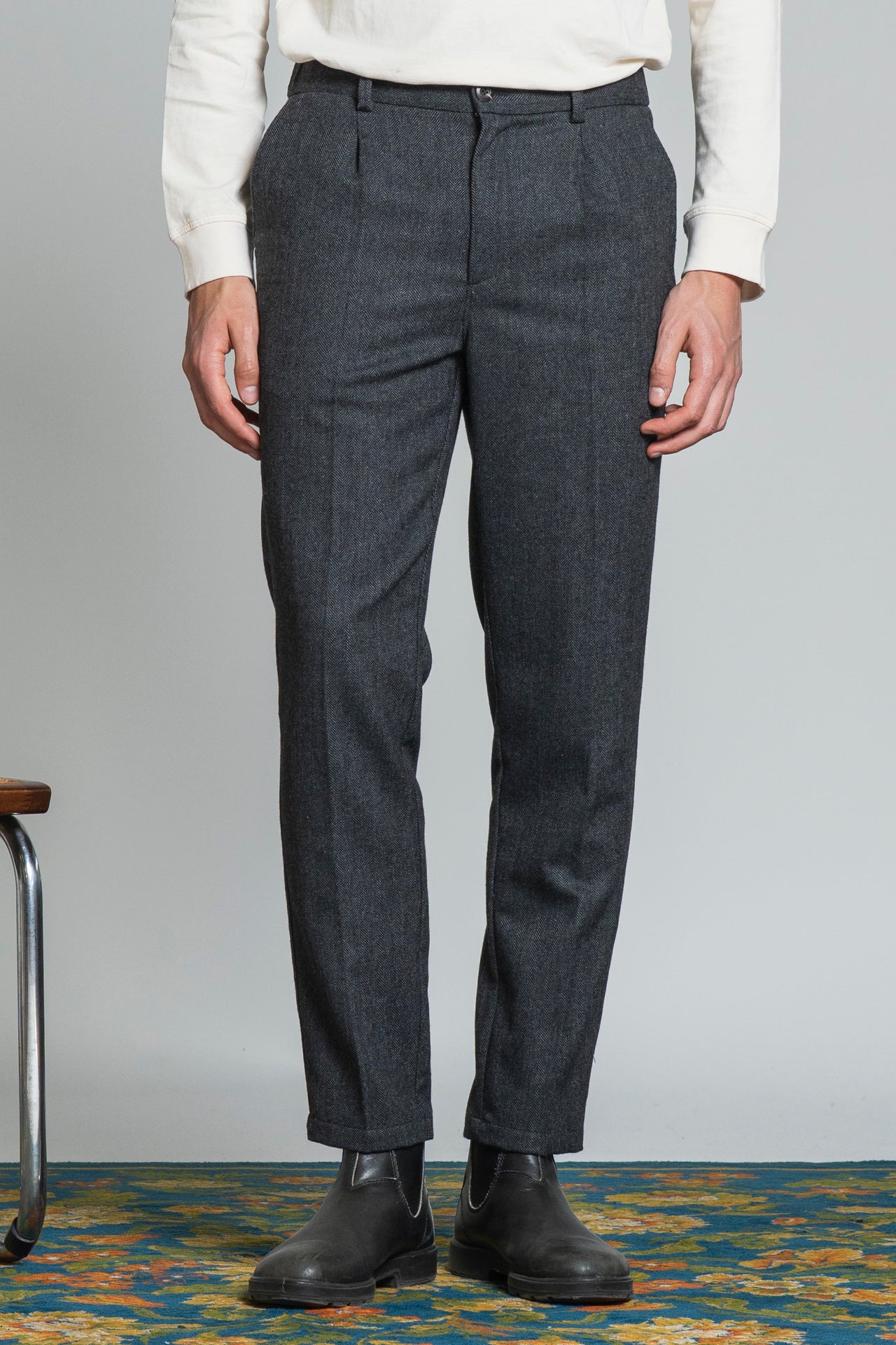 ELIAS CHINO LONG IN MIEXD WOOL