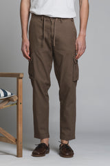 ELMON CARGO LONG IN MIXED LINEN