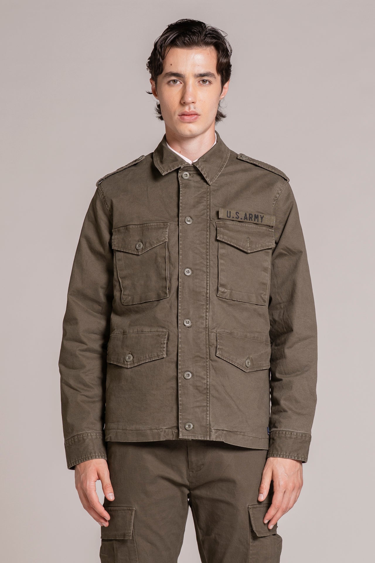 FISHER SAHARIANA JACKET IN TWILL STRETCH