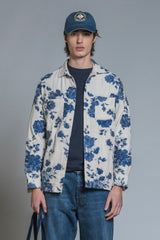 GABRIEL OVERSHIRT JACKET IN MIXED LINEN