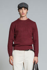 GEORGE ROUND NECK IN BLEND WOOL
