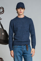 GEORGE ROUND NECK IN BLEND WOOL