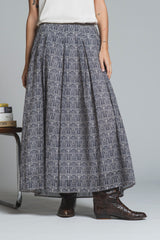 GINA SKIRT LONG IN MUSSOLA