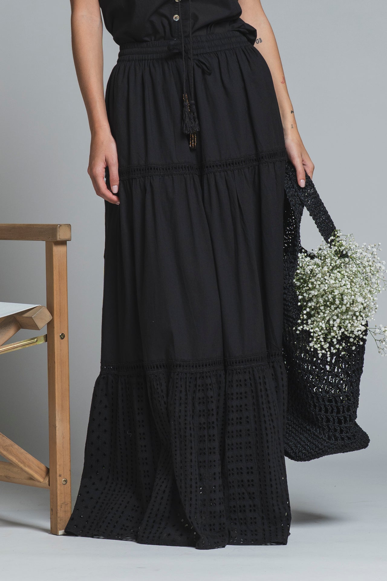 GIORGIA SKIRT LONG IN COTTON