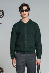HUGO CARDIGAN SHIRT IN LAMBSWOOL