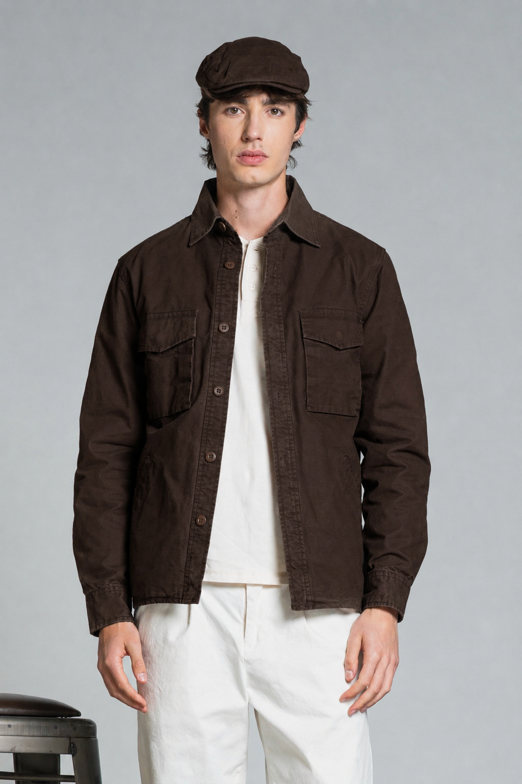 DEREK 3 IN 1 OVERSHIRT JACKET IN CANVAS