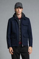 LIAM HOODIE JACKET MIXED WOOL