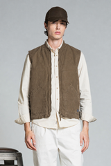 TERRY GILET IN CANVAS