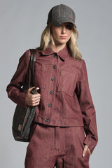JASH SHORT JACKET IN TWILL STRETCH