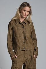 JASH SHORT JACKET IN TWILL STRETCH