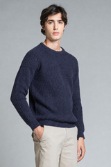 BRUCE ROUND NECK ENGLISH COAST IN BLEND WOOL