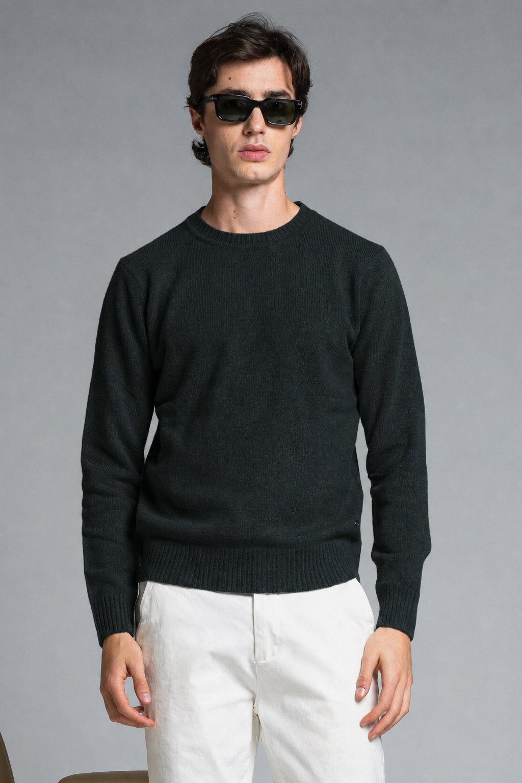 CHARLIE ROUND NECK IN LAMBSWOOL
