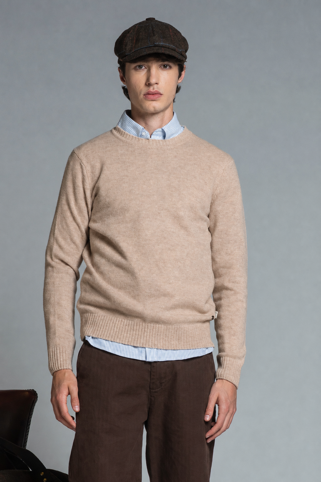 CHARLIE ROUND NECK IN LAMBSWOOL