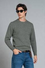 DUKE ROUND NECK IN MOULINE'