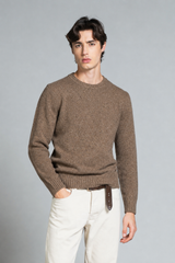 GEORGE ROUND NECK IN BLEND WOOL