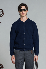 HUGO CARDIGAN SHIRT IN LAMBSWOOL