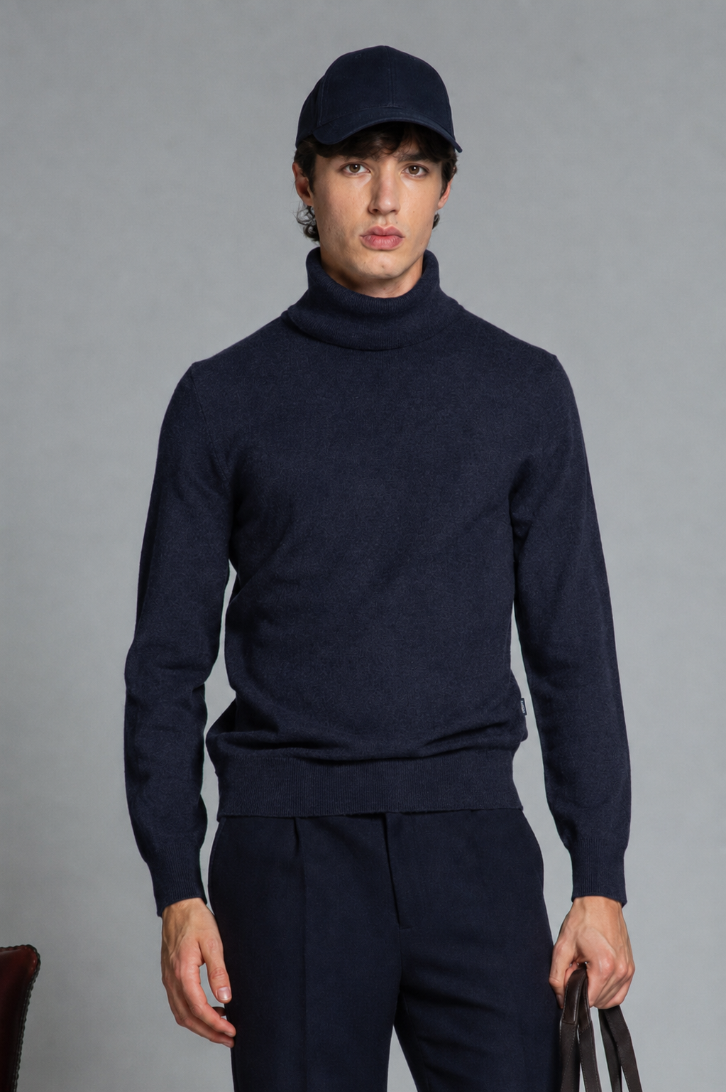 JERRY TURTLENECK IN 100% MERCERIZED