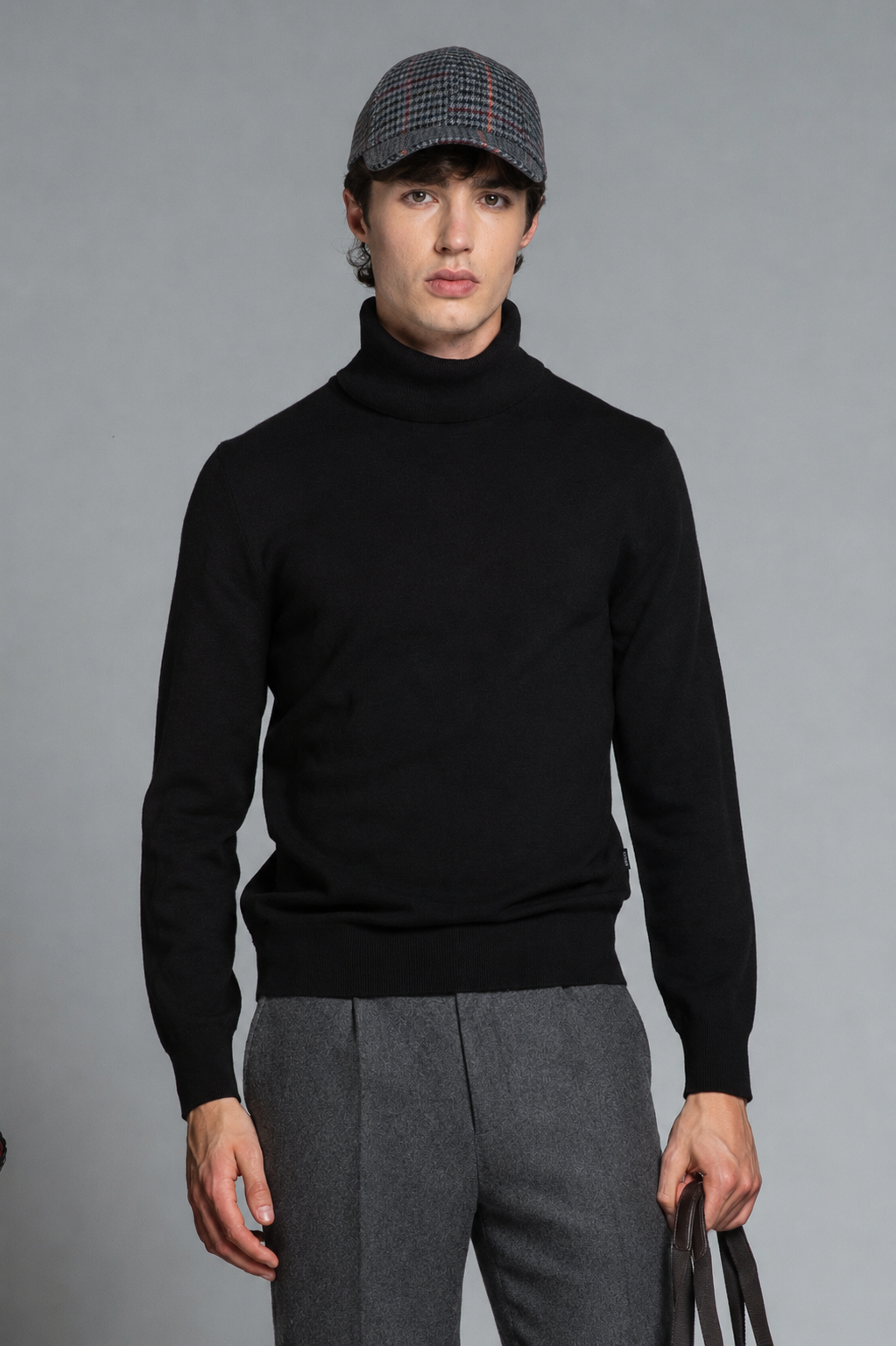 JERRY TURTLENECK IN 100% MERCERIZED