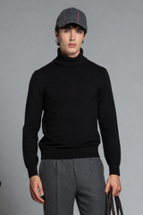 JERRY TURTLENECK IN 100% MERCERIZED