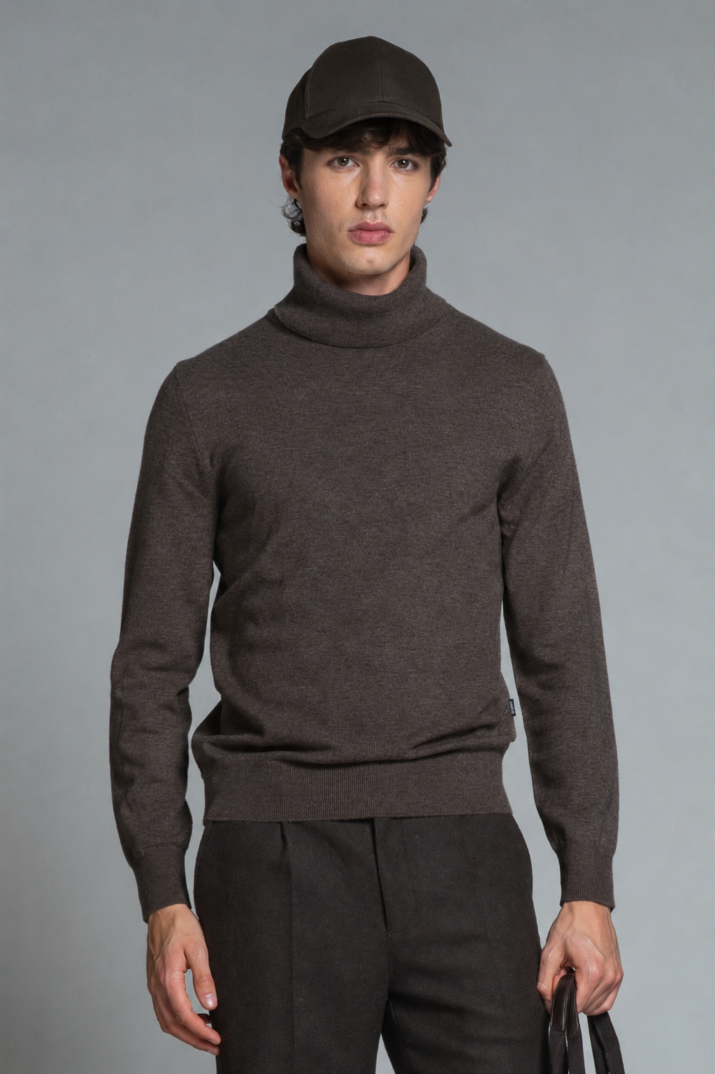 JERRY TURTLENECK IN 100% MERCERIZED