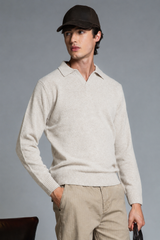 NEIL POLO SKIPPER IN LAMBSWOOL