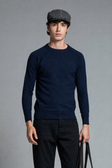 RORY ROUND NECK FLEECE IN LAMBSWOOL