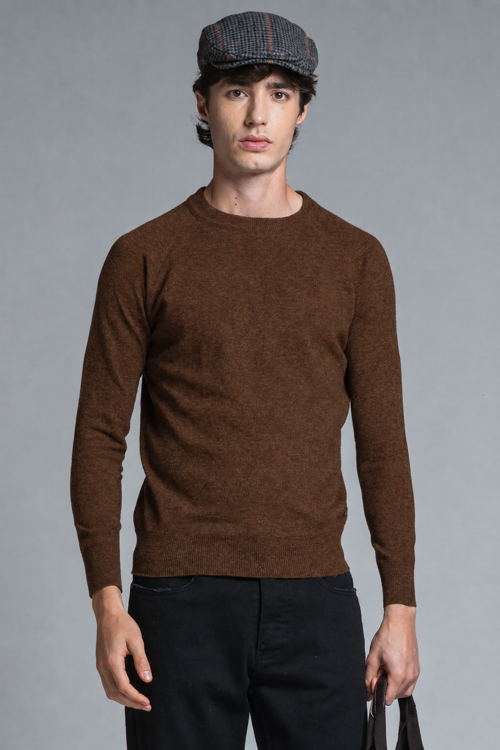 RORY ROUND NECK FLEECE IN LAMBSWOOL