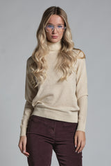 BERTA TURLE NECK IN WOOL MERCERIZED
