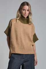CALLEN TURTLE NECK IN MIXED WOOL