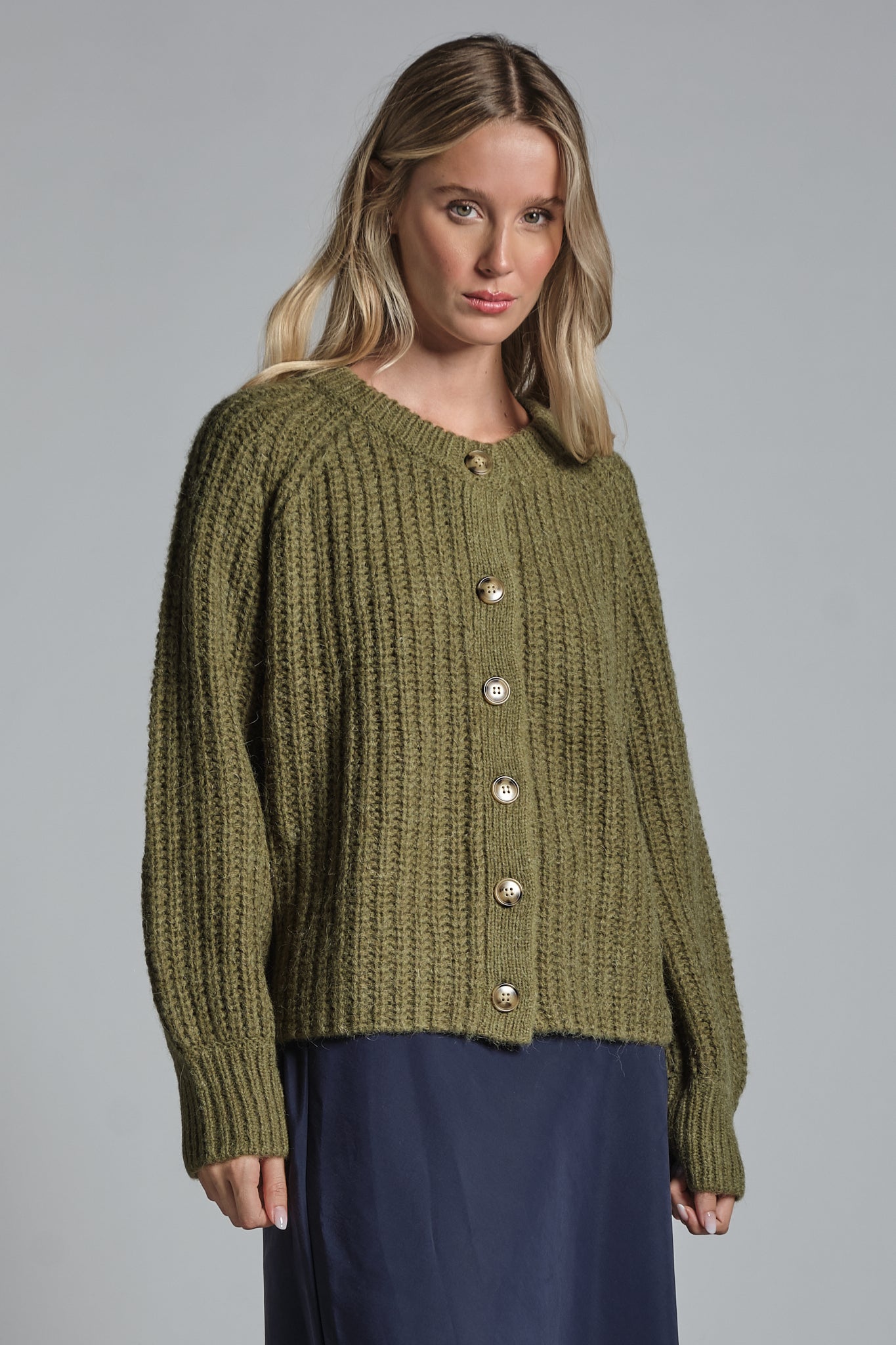 CINZIA CARDIGAN IN MIXED ALPACA