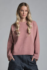 GERY ROUND NECK IN LAMBSWOOL