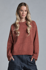 GERY ROUND NECK IN LAMBSWOOL