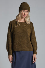 GILLY ROUND NECK IN MIXED ALPACA