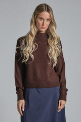 JEANNA SWEATER TURTLE NECK IN WOOL MERCERIZED