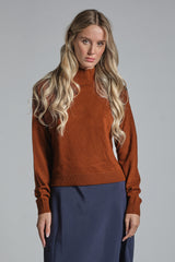 JEANNA SWEATER TURTLE NECK IN WOOL MERCERIZED