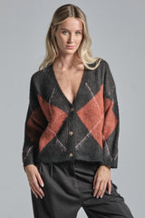 JUAN CARDIGAN IN MIXED WOOL