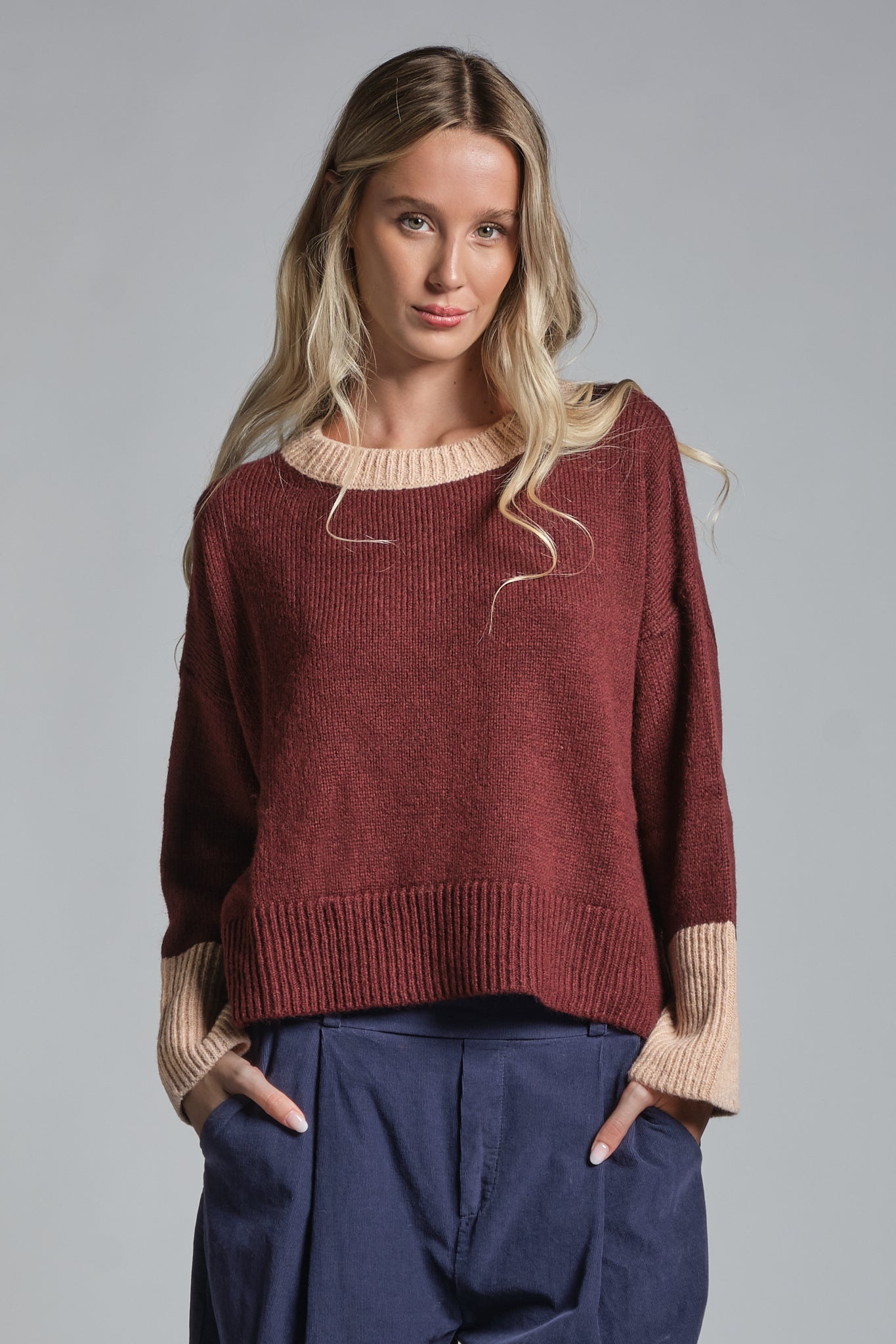 MALI ROUND NECK IN MIXED WOOL