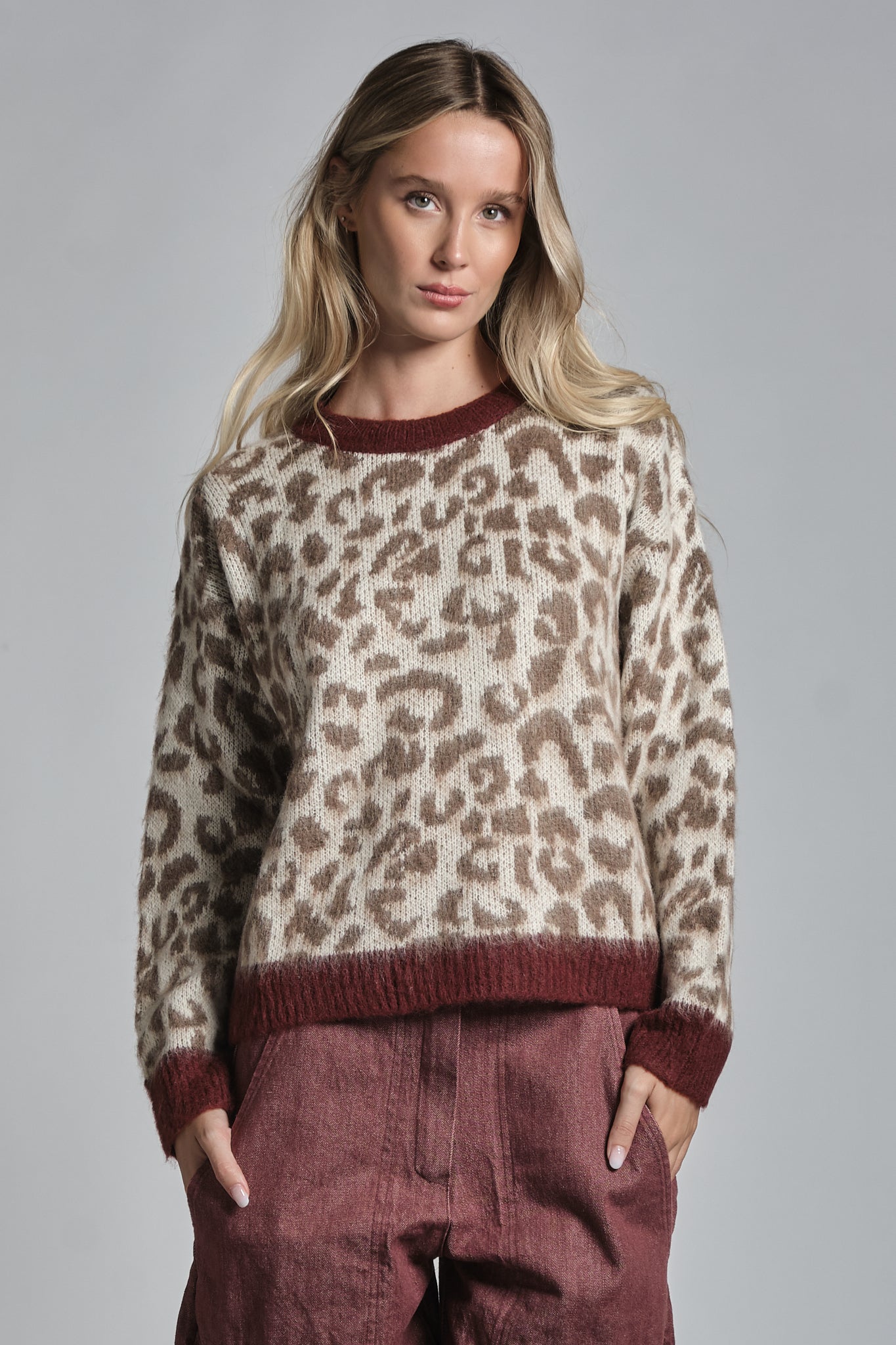 MALI ROUND NECK IN MIXED WOOL
