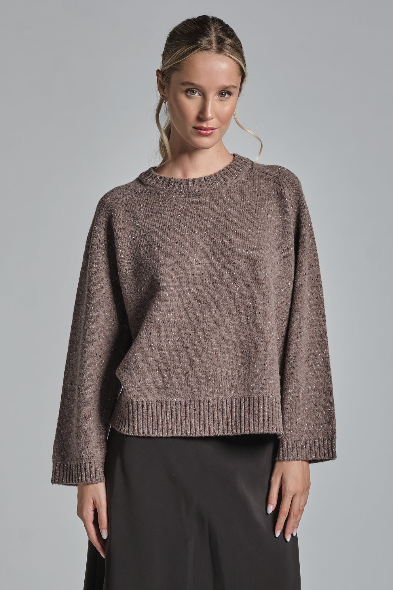 GERY TURTLENECK IN SHELLEY WOOL