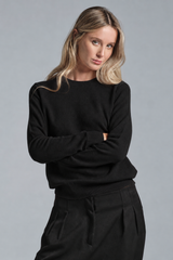 NICOLE SWEATER IN WOOL MERCERIZED