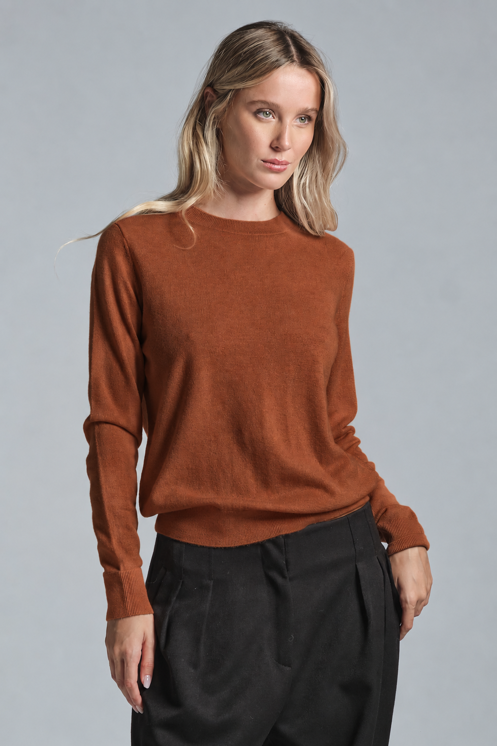 NICOLE SWEATER IN WOOL MERCERIZED