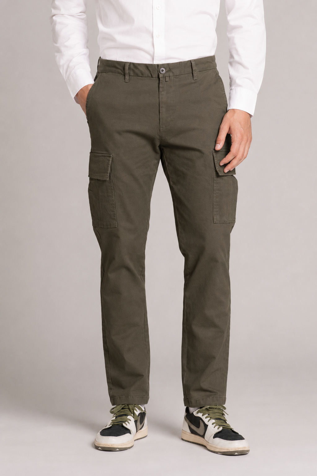 NORMAN CARGOO LONG IN TWILL STRETCH