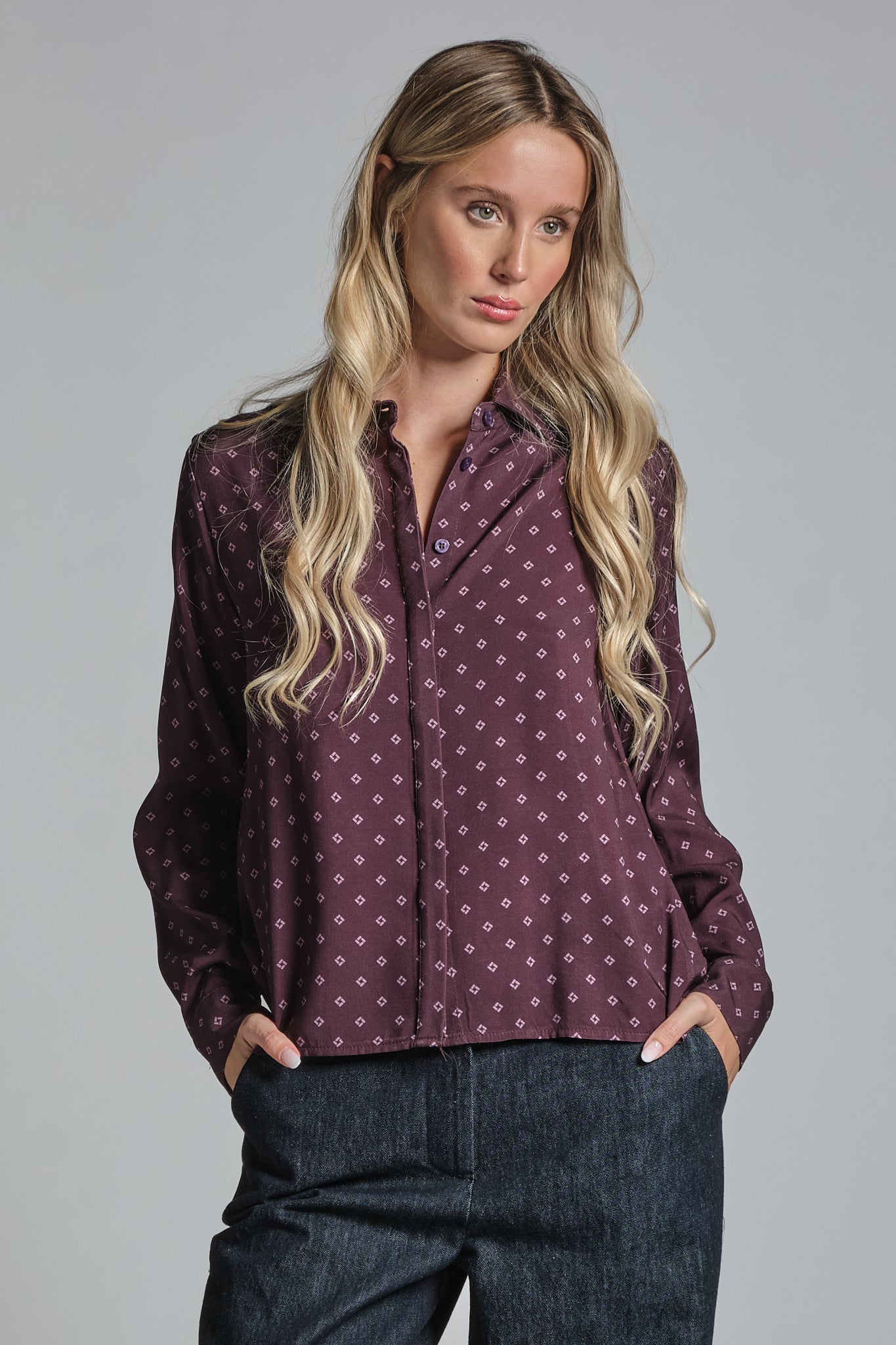MANON SHIRT IN VISCOSE CREPE