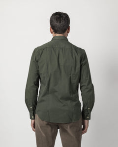 CAMICIA COLLO FRANCESE IN GABARDINA
