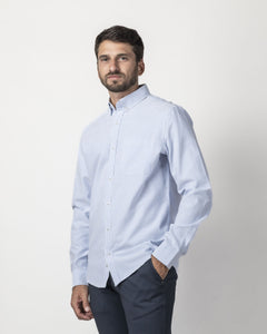 CAMICIA BUTTON DOWN OXFORD A RIGHE