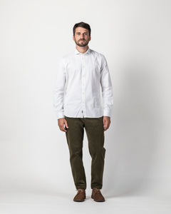 CAMICIA COLLO FRANCESE IN GABARDINA